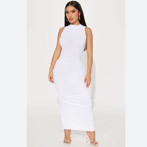 Fashion Nova Amiah Ruched Maxi Dress